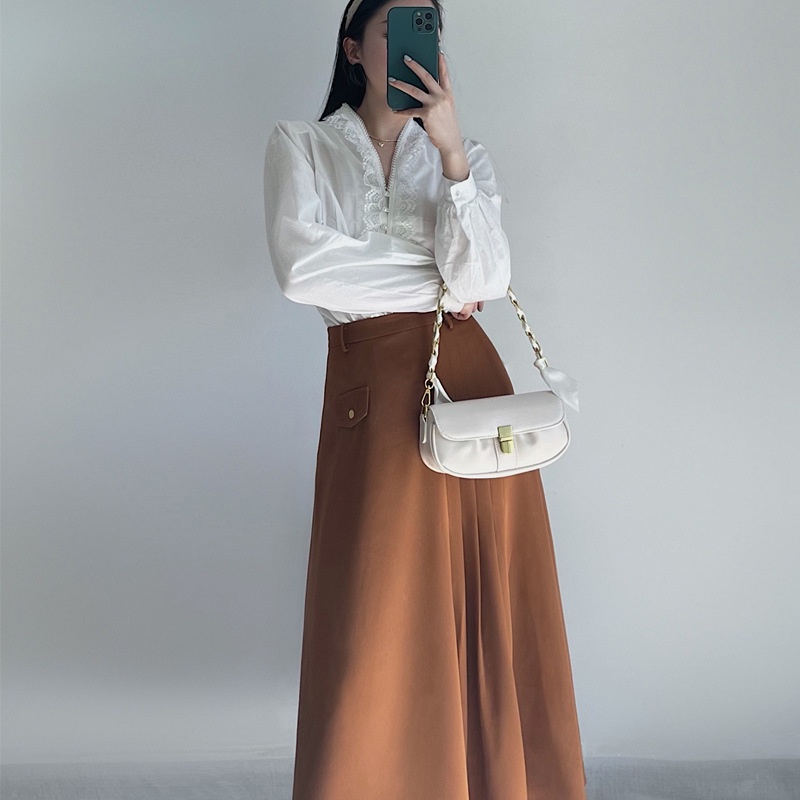 Túi đeo vai IELGY dáng vuông nhỏ phong cách Nhật Hàn thời trang dễ phối đồ