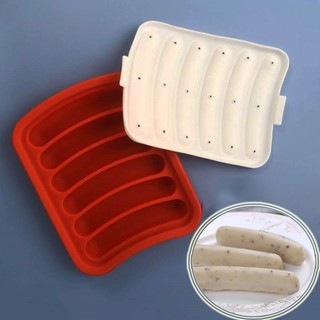 HCM - Khuôn silicon làm xúc xích tại nhà handmade ngon an toàn