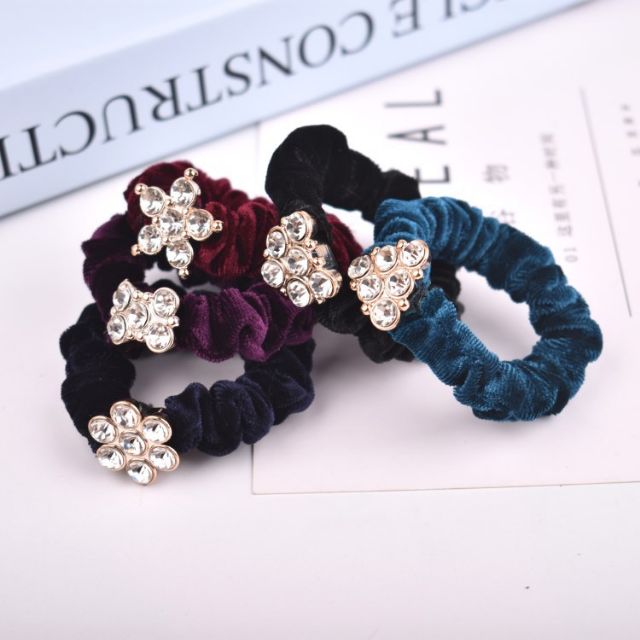 CỘT TÓC NHUNG MỀM 5 MÀU BÁN LẺ GIÁ SỈ