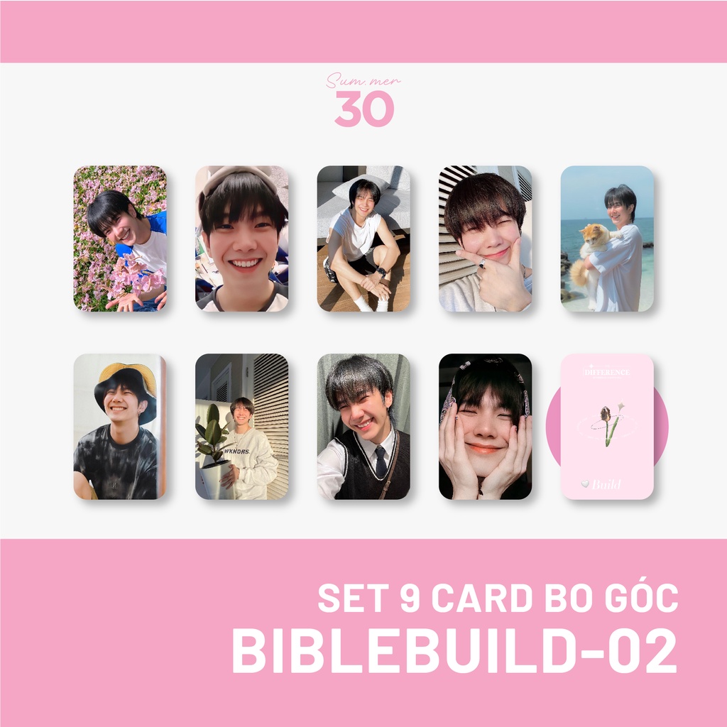 Sum.mer30 -  SET 9 CARD BO GÓC BuildBible - KINNPORSCHE