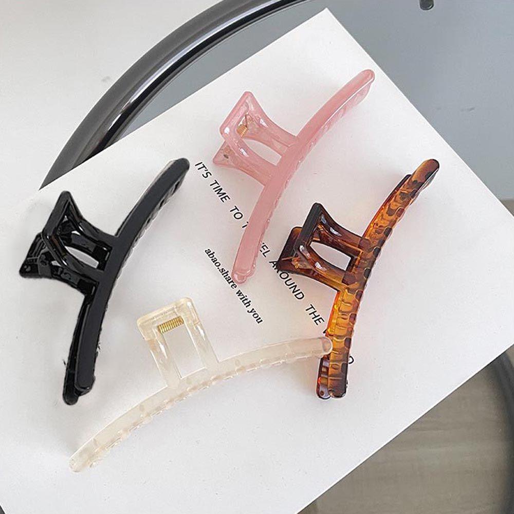 Kẹp Tóc Hình Cá Mập Màu Sắc Ngọt Ngào Phong Cách Vintage Thanh Lịch Cho Nữ WMES15H