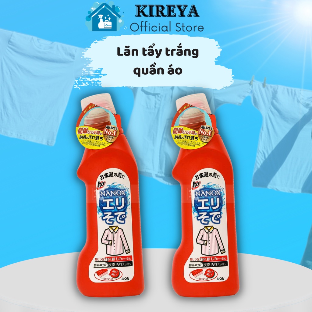 Lăn tẩy trắng vết bẩn quần áo Lion 250ml kireya thumbnail