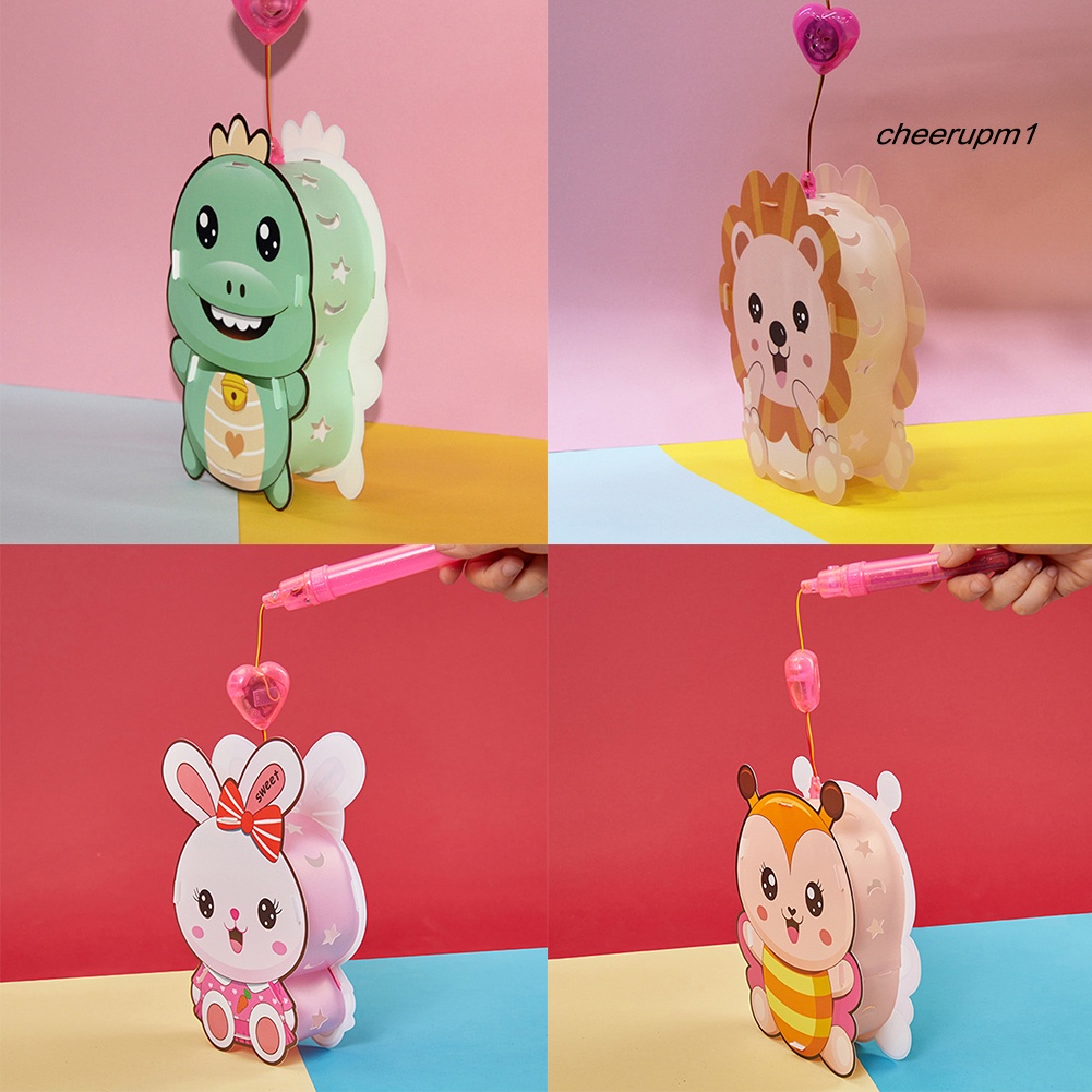 Lồng đèn hình hoạt hình có nhạc và đèn DIY dành cho bé