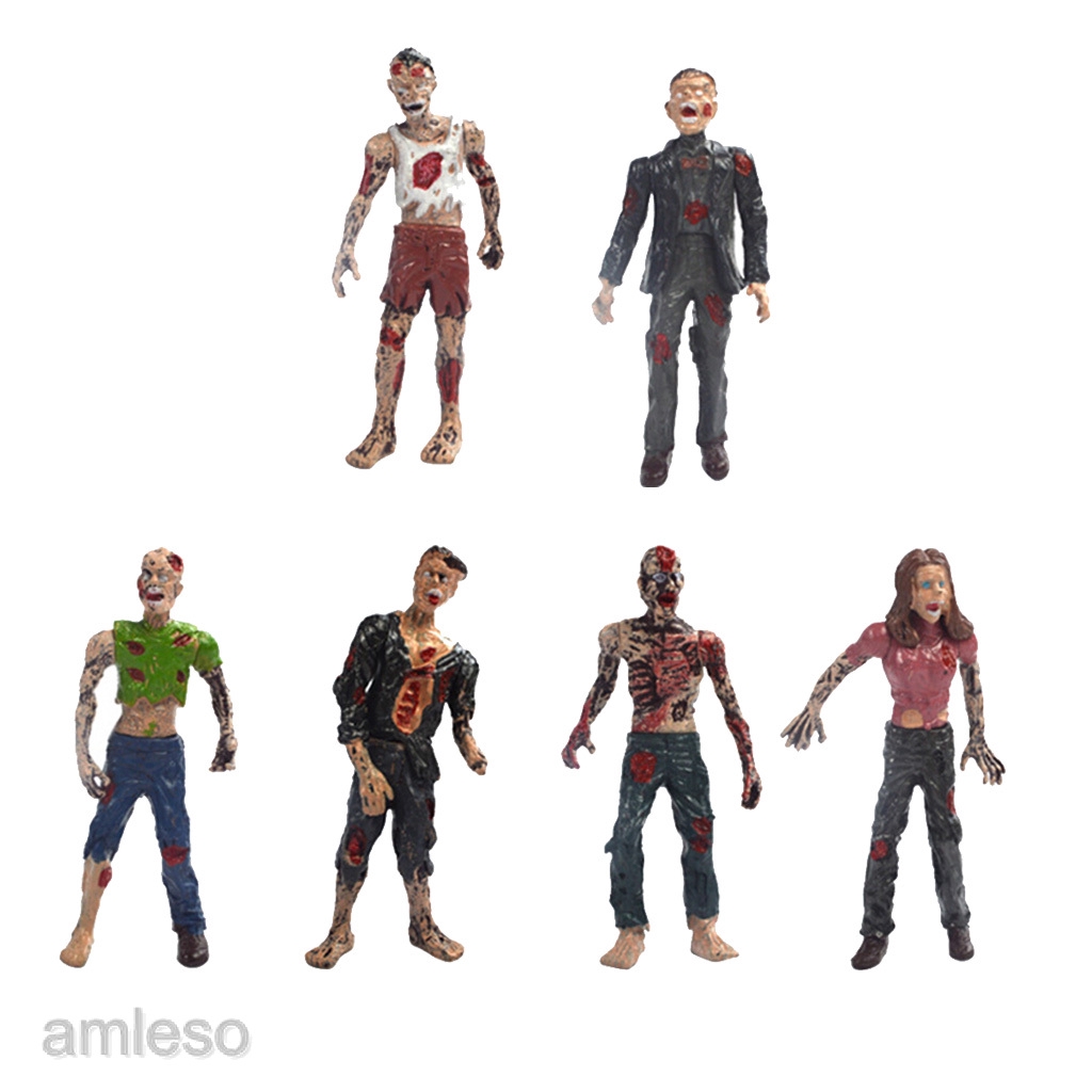 Set 6 Mô Hình Nhân Vật Trong Phim The Walking Dead