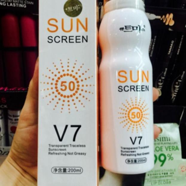 Xịt chống nắng SunScreen V7 Magic Flowers – Hàn Quốc