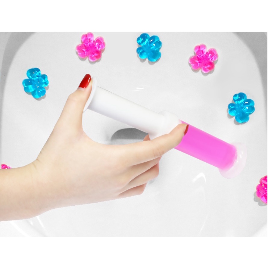 Gel Bồn Cầu Hình Hoa Tẩy Và Khử Mùi Hôi, Khử Trùng Diệt Khuẩn Bồn Cầu Cực Sạch Mùi Cực Thơm