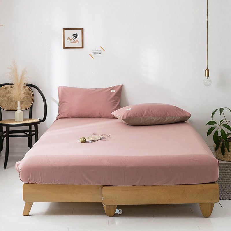 Bộ Ga Gối HIN BEDDING Chất Liệu Cotton Tici Hàn Quốc Cotton Đũi Vải Mềm Mịn Có Sẵn Kích Thước 1m6,1m8,2m2