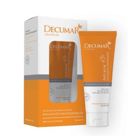 [NEW] Combo sạch mụn DECUMAR ADVANCED [Gel rửa mặt kiềm nhờn, gel ngừa mụn, kem chống nắng] (Decuma, dercuma, dercumar)