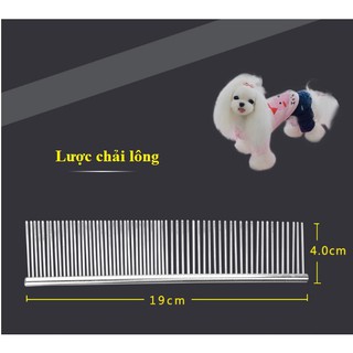 Lược Inox chải lông chó mèo
