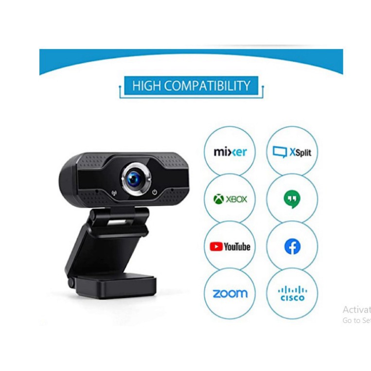 (Bảo hành 03 tháng) Webcam Kẹp 1080P Full HD V8 Màn Hình Tích Hợp Míc - Webcam Máy Tính Hỗ Trợ Học Trực Tuyến, để bàn