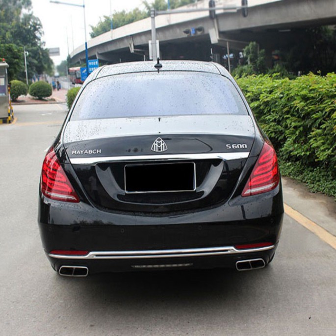 Sản Phẩm Logo biểu tượng Maybach Inox cao cấp dán sau xe G80706 .