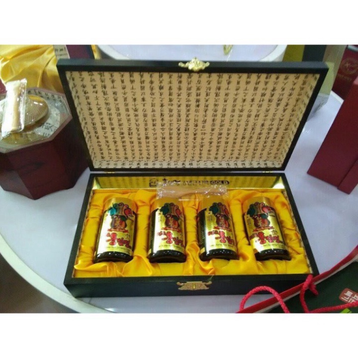 Cao hồng sâm hàn quốc hộp gỗ 4 lọ * 250g [ Hàng Mới Về ]
