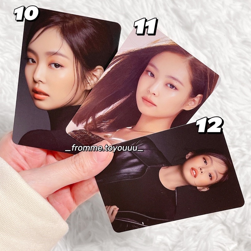 Ảnh photocard BLACKPINK card Jennie chính hãng