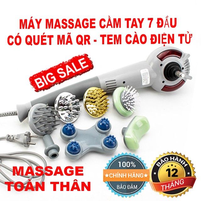 Máy massage 7 đầu King Massage -Bảo hành 1 năm chính hãng