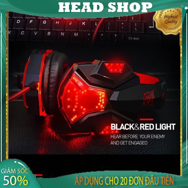 Tai nghe chuyên game thủ Plextone PC780 - đèn LED - Có Mic - Headphone gaming mã pc780 (Gía sỉ ) HEAD SHOP