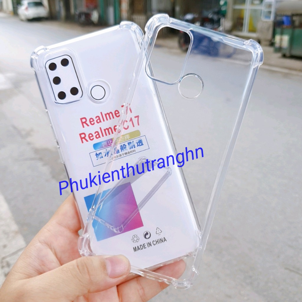 Combo Realme 7/ Realme 7i / Realme 7 Pro kính cường lực full màn hình + ốp silicon chống sốc + dán bảo vệ camera