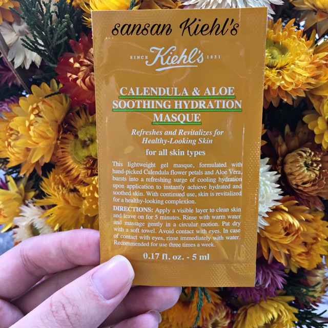 Mặt nạ hoa cúc nha đam Kiehl's Calendula 5ml