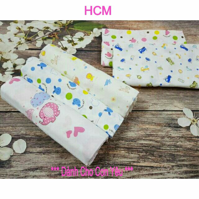 Khăn tắm Xuất Nhật in hình 4 lớp - 2 lớp cho bé