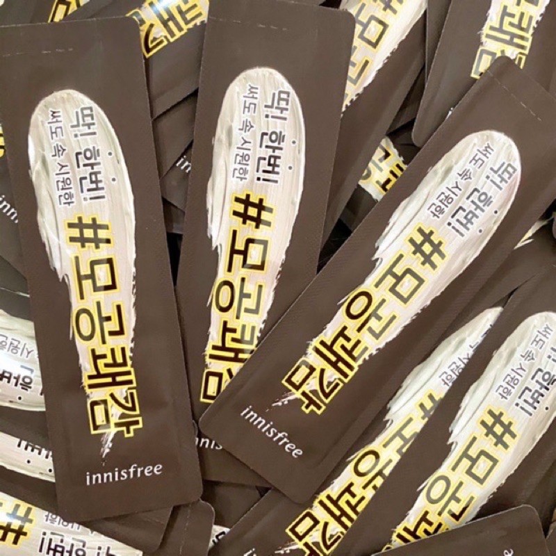 (NEW) Sample Mặt nạ đất sét Innisfree Super Volcanic Pore Clay Mask 2X mẫu mới 2019 1ml | BigBuy360 - bigbuy360.vn