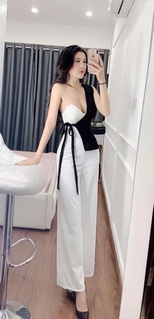 Jum phối màu ống suông
