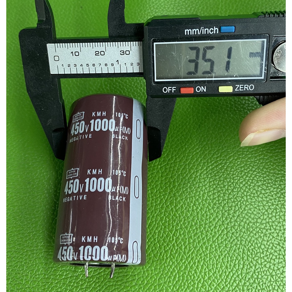 Tụ lộc nguồn 1.000uf 450v đen - linh kiện điện tử QUỲNH DIỄN