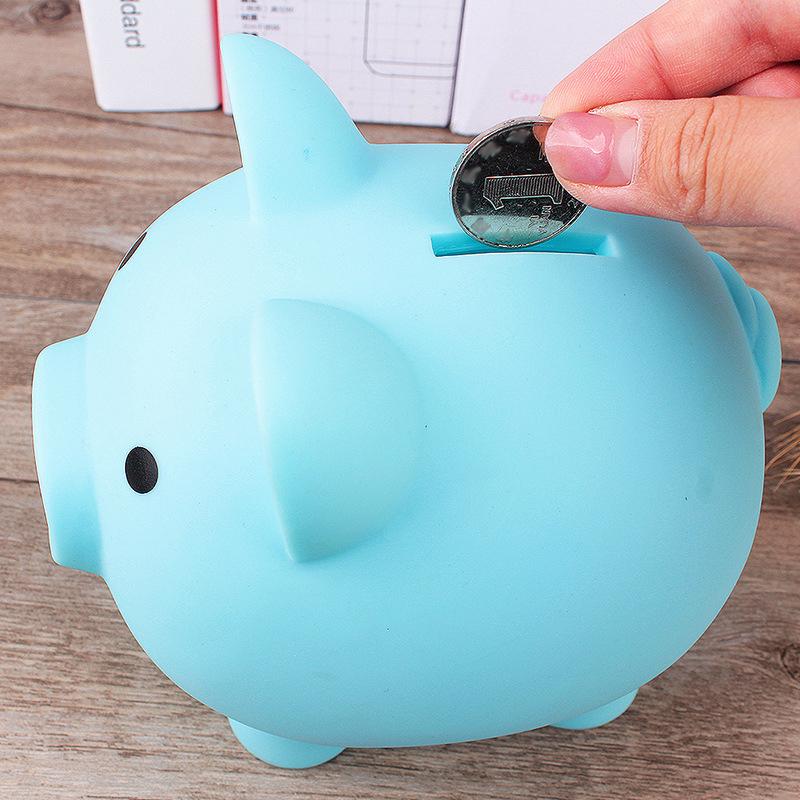 Ống heo tiết kiệm bằng nhựa kiểu hoạt hình đáng yêu cho bé