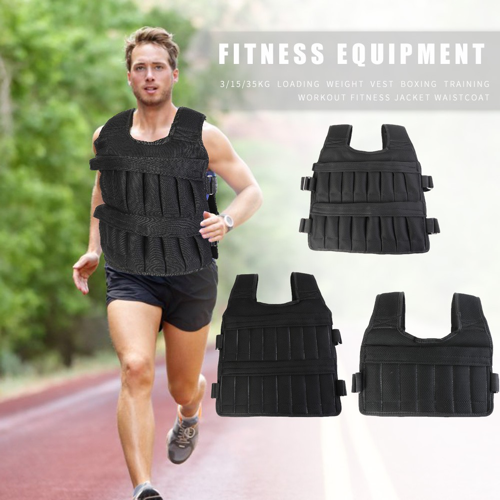 Áo Vest tạ Áo Dành Cho Thể Thao Chạy Bộ Quyền Anh Huấn Luyện Tập Thể Hình 3/15/35Kg