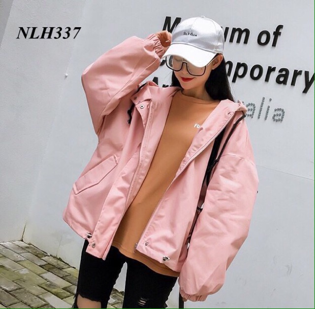 Áo khoác dù nữ phối 3 nút trơn có ảnh thật | BigBuy360 - bigbuy360.vn