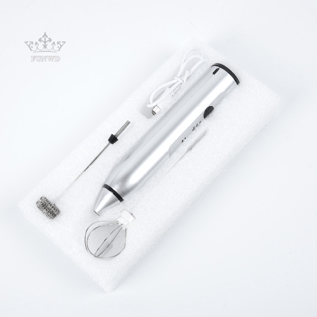 Máy Tạo Bọt Sữa Cà Phê Cầm Tay Sạc Usb