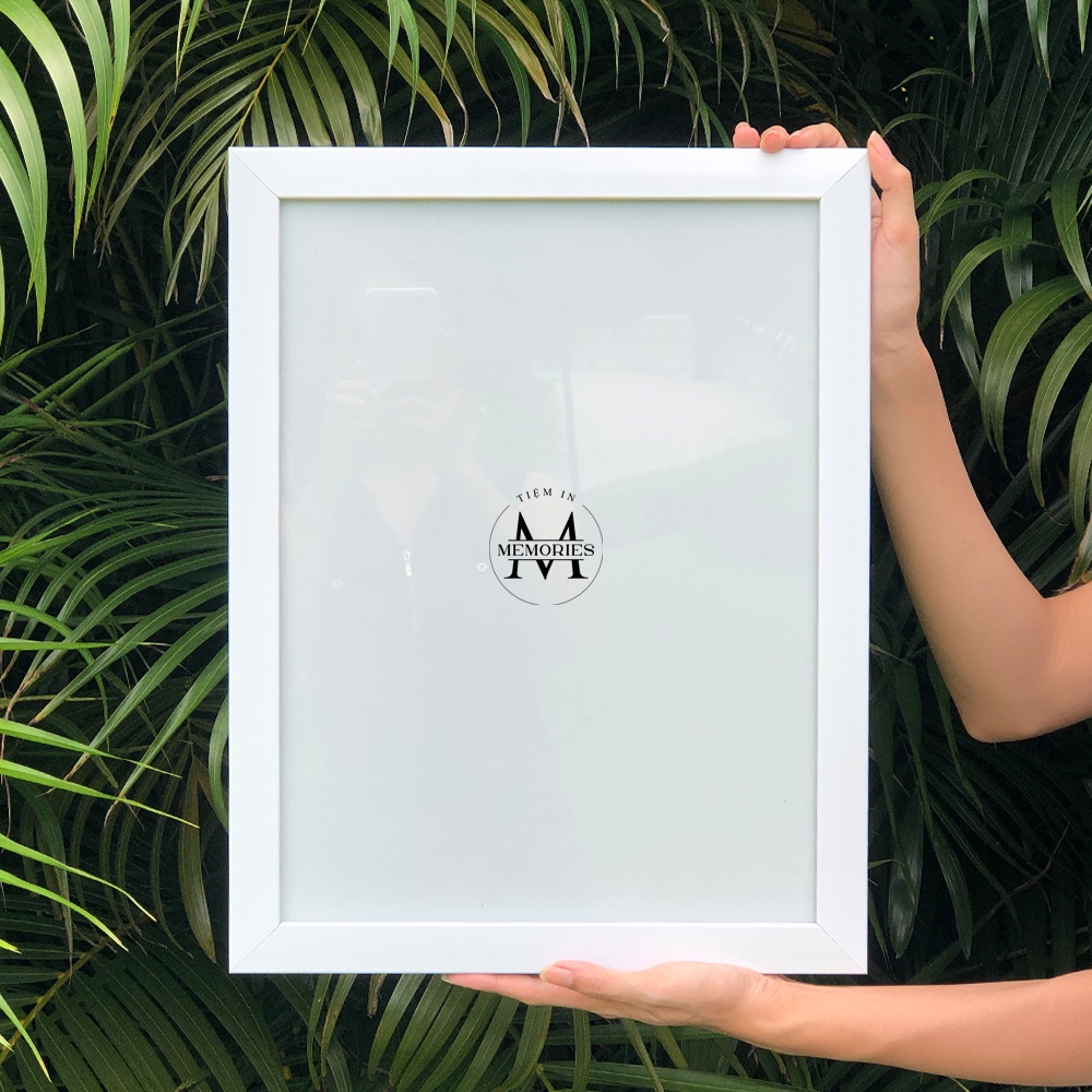 Khung Ảnh Treo Tường, Để Bàn - Khung Hình Mặt Kính, Mặt Mica Size A4 - Tiệm In Memories