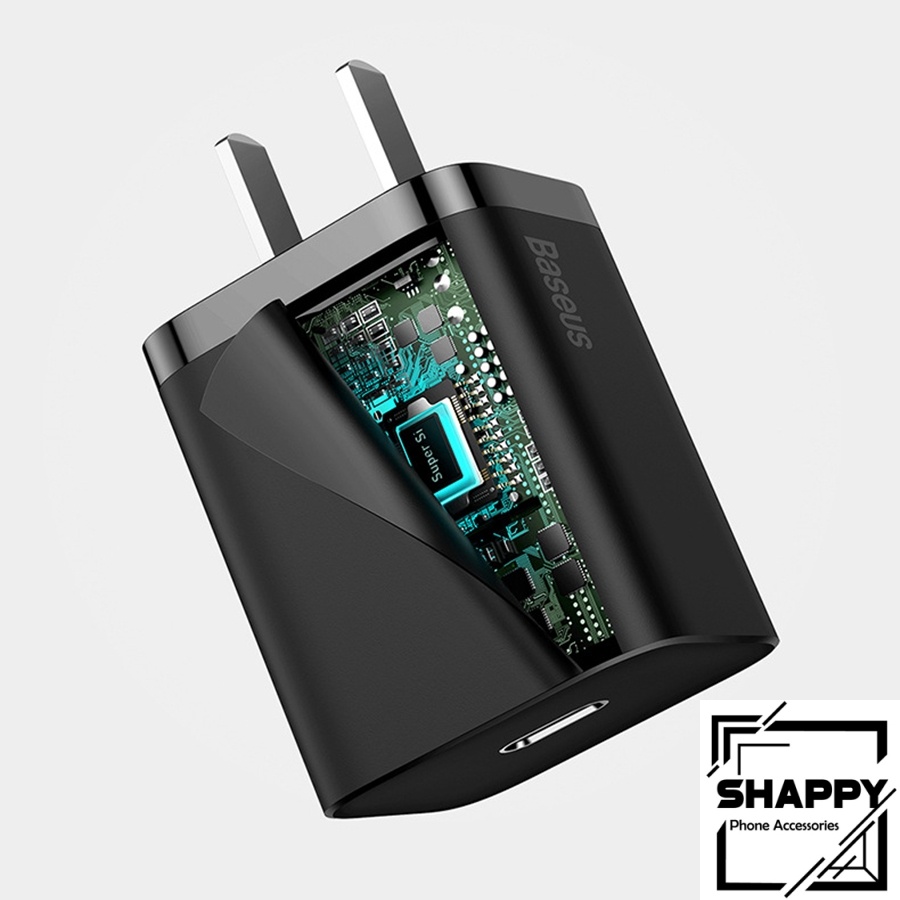 Bộ Sạc Nhanh 20W Baseus Cổng IPhone - Bảo Hành 06 Tháng