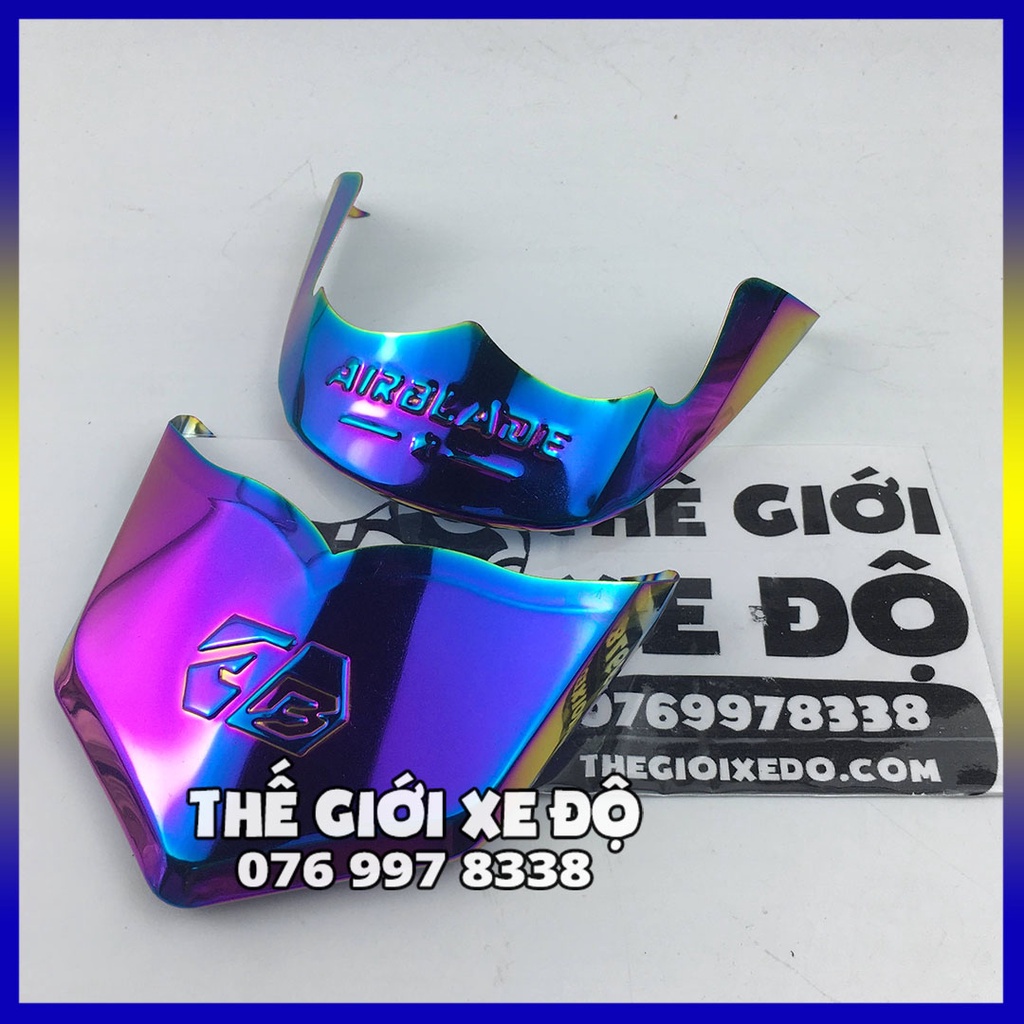 Mỏ dè AB 160 125 cc 2023 titan - phụ kiện đồ chơi ốp mũi dè trước sau xe Air Blade