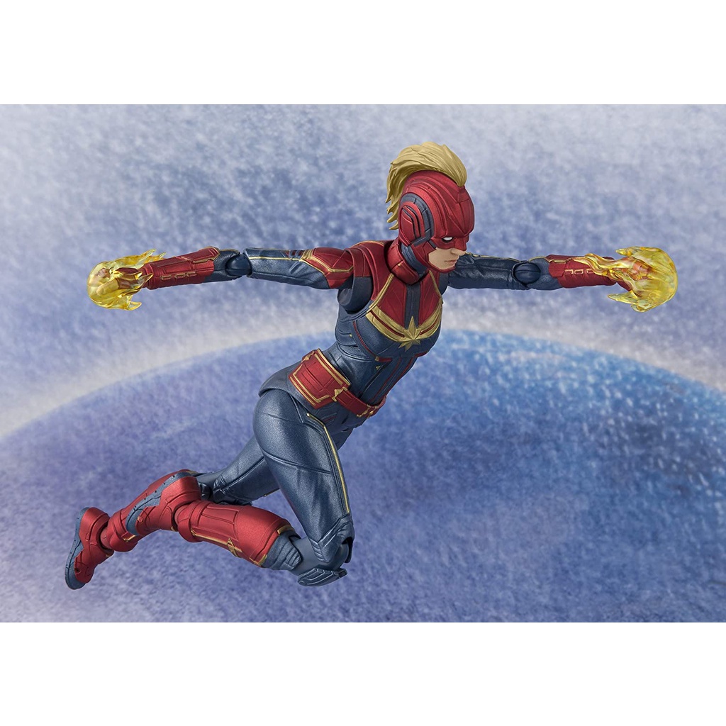 Mô hình SHF Captain Marvel Chính Hãng Bandai S.H.Figuarts Marvel Hàng new nguyên seal ảnh thật