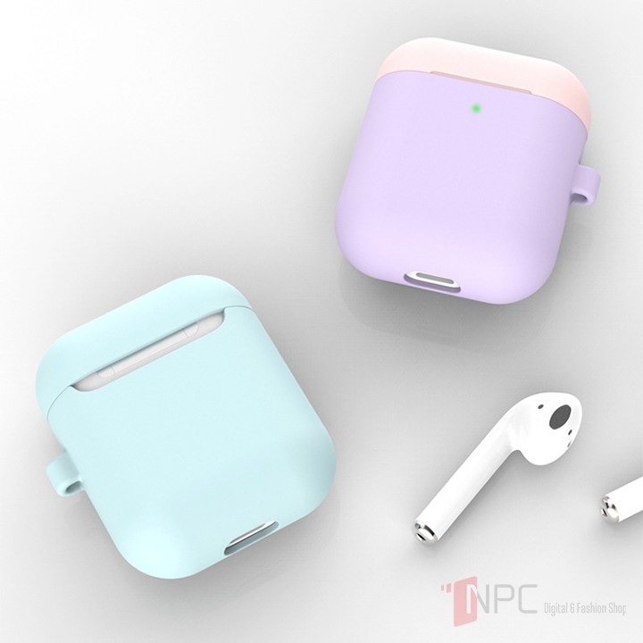 Ốp AirPods Silicone Colorful Candy Bảo Vệ Chống Va Đập Trầy Sước Dành Cho Tai Nghe Apple AirPods 1 | 2