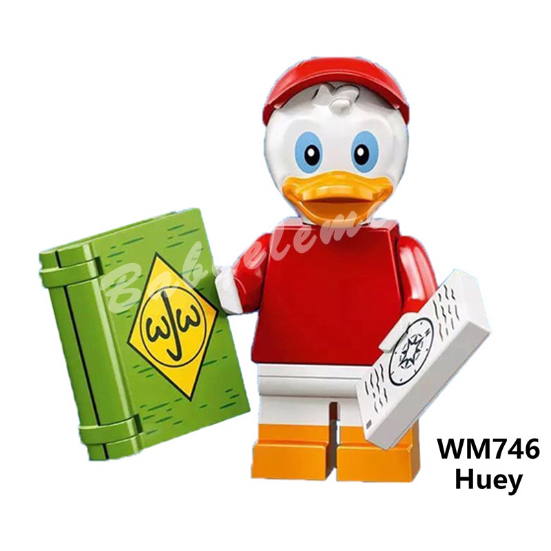 Mô Hình Đồ Chơi Mini 8 Kiểu Hoạt Hình Vịt Huey Chip Dale McDuck Dewey Vịt Louie WM6066