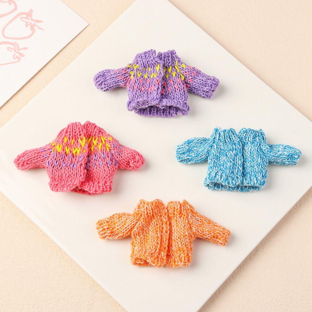 RAINBOW Áo Len Dệt Kim Thủ Công Dành Cho Búp Bê