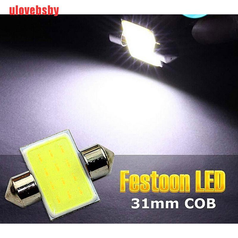 [ulovebsby]31MM 12V 3W LED COB Festoon Interior Dome Bulb Car Map Reading Light Lamp