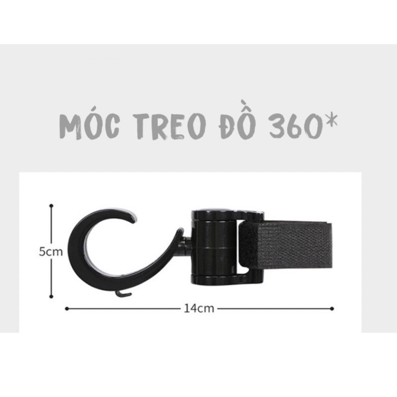 MÓC TREO ĐỒ CHUYÊN DỤNG DÀNH CHO XE ĐẨY