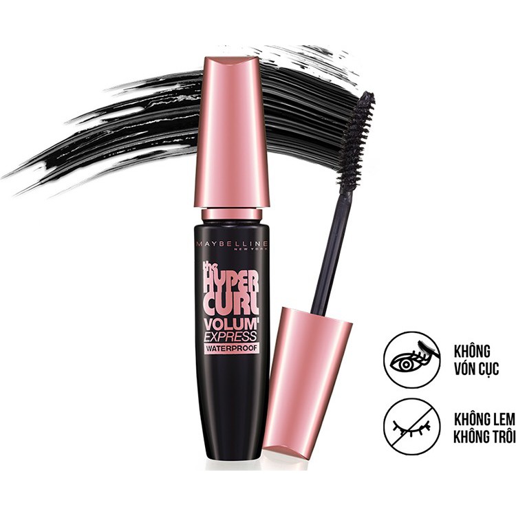 Mascara Làm Cong Mi Maybelline Hyper Curl Đen 9.2ml