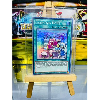 [ Dưa Hấu Yugioh ] Lá bài thẻ bài Live Twin Home - Super Rare - Tặng bọc bài nhựa bảo quản
