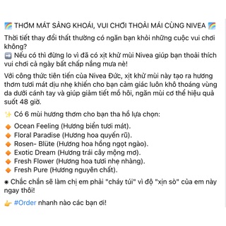 [Có sẵn] xịt khử mùi nivea - hàng đức