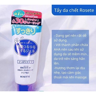 Tẩy da chết Rosete,Tẩy da chết cho da mặt