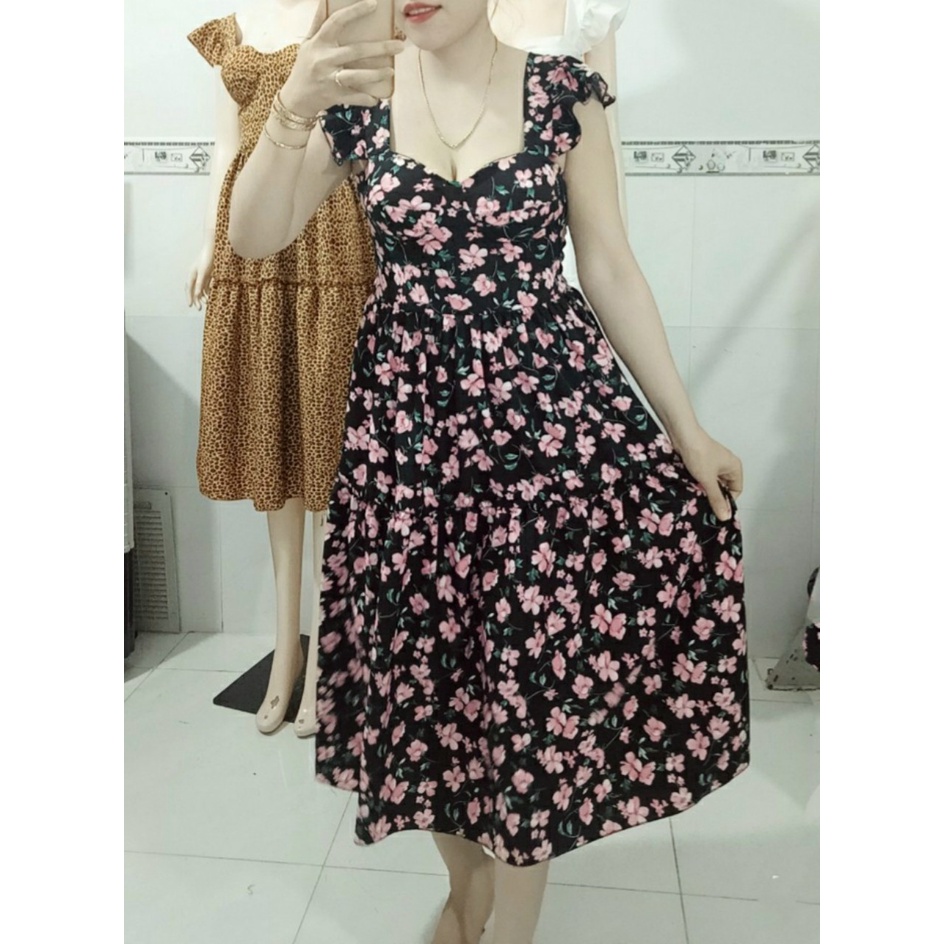 Đầm cánh tiên lụa,đuôi cá