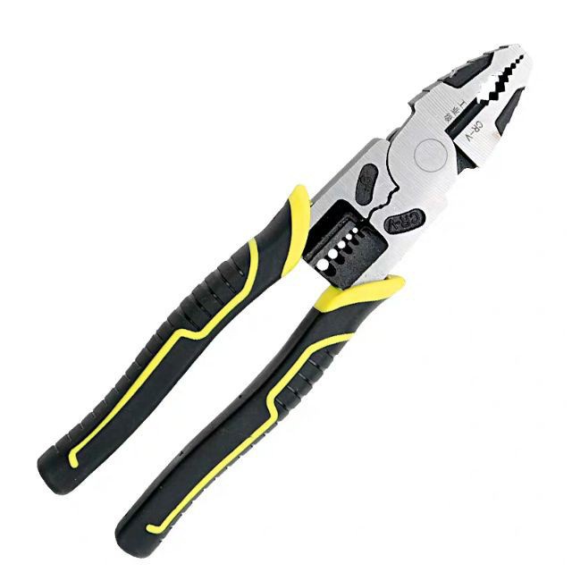 ✨5IN1 Cắt,Kẹp,Bấm Cos,Tuốt Dây✨ Kìm Cộng lực CRV cắt đứt mọi loại kim loại Nhật Bản 5 in 1 - FUKOUKA 2016A Nhật Bản