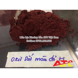 Bột oxit sắt màu đỏ H101 ( túi 1kg)