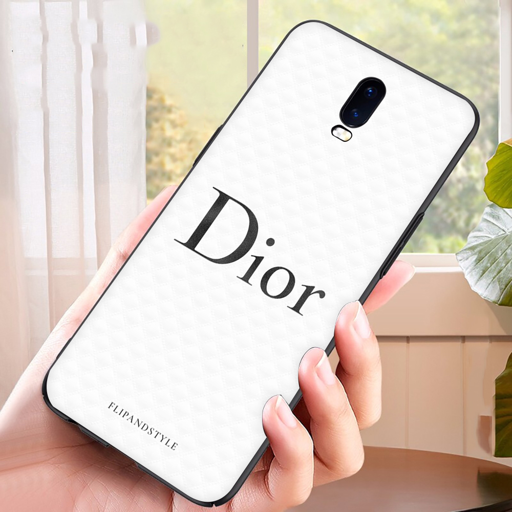 Ốp Điện Thoại Tpu Mềm Chống Rơi Màu Đen Họa Tiết Dior Cho Oppo F5 A73 F7 F9 A7x F9 Pro F11 A9 2019 F11 Pro