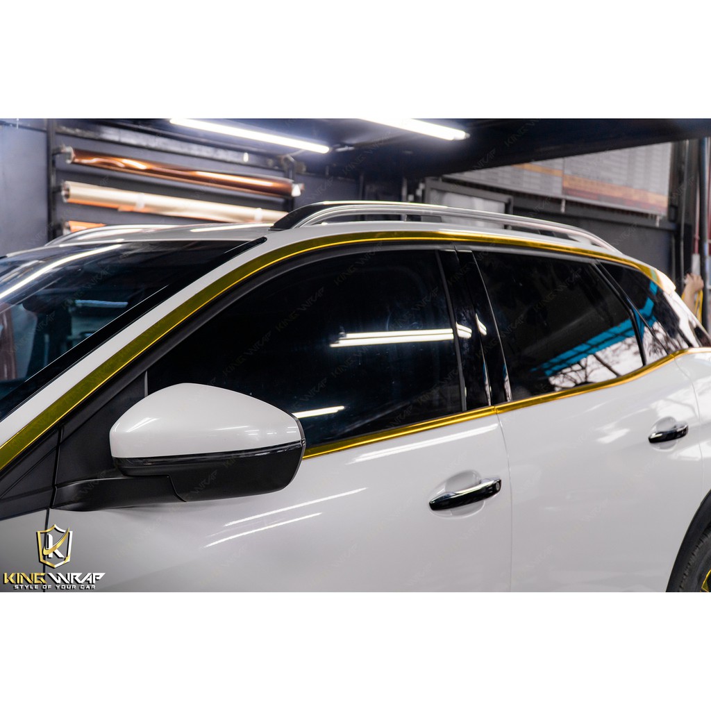 Decal vàng bóng gương ,vàng siêu bong, chrome vàng cảo cấp teckwrap CHM02-S Yellow Gold