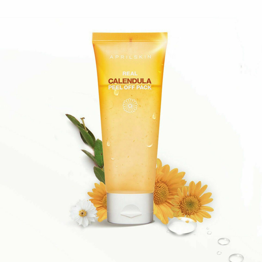 Mặt nạ lột tẩy tế bào da chết Aprilskin Real Calendula Peel Off Pack 100g