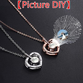 Dây chuyền mặt khung ảnh tự làm thời trang cho cặp đôi