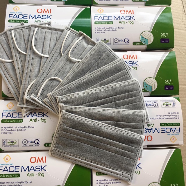 Khẩu Trang Y Tế 4 Lớp( Hộp 50 Chiếc) | BigBuy360 - bigbuy360.vn